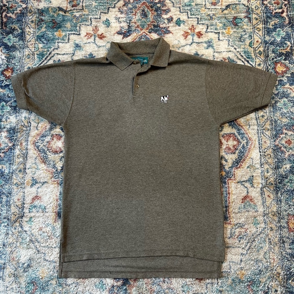 Vintage Big Dogs Logo Polo Shirt Large